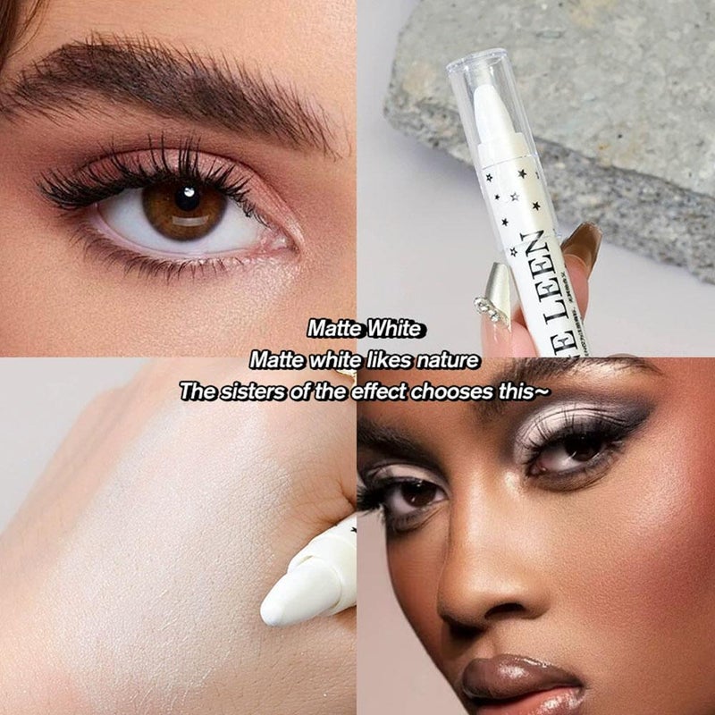Affordable alternatives for highlighting inner corners of the eyes, under-eye area, and highlighting pearlescent, matte, and shimmery eyeshadow sticks – a must-have for lazy people!